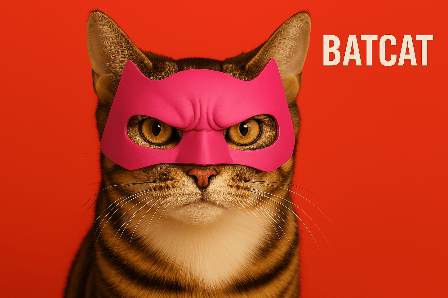 Black Cat Mask Costume Accessory, Half-Face Design, Pet Dress Up