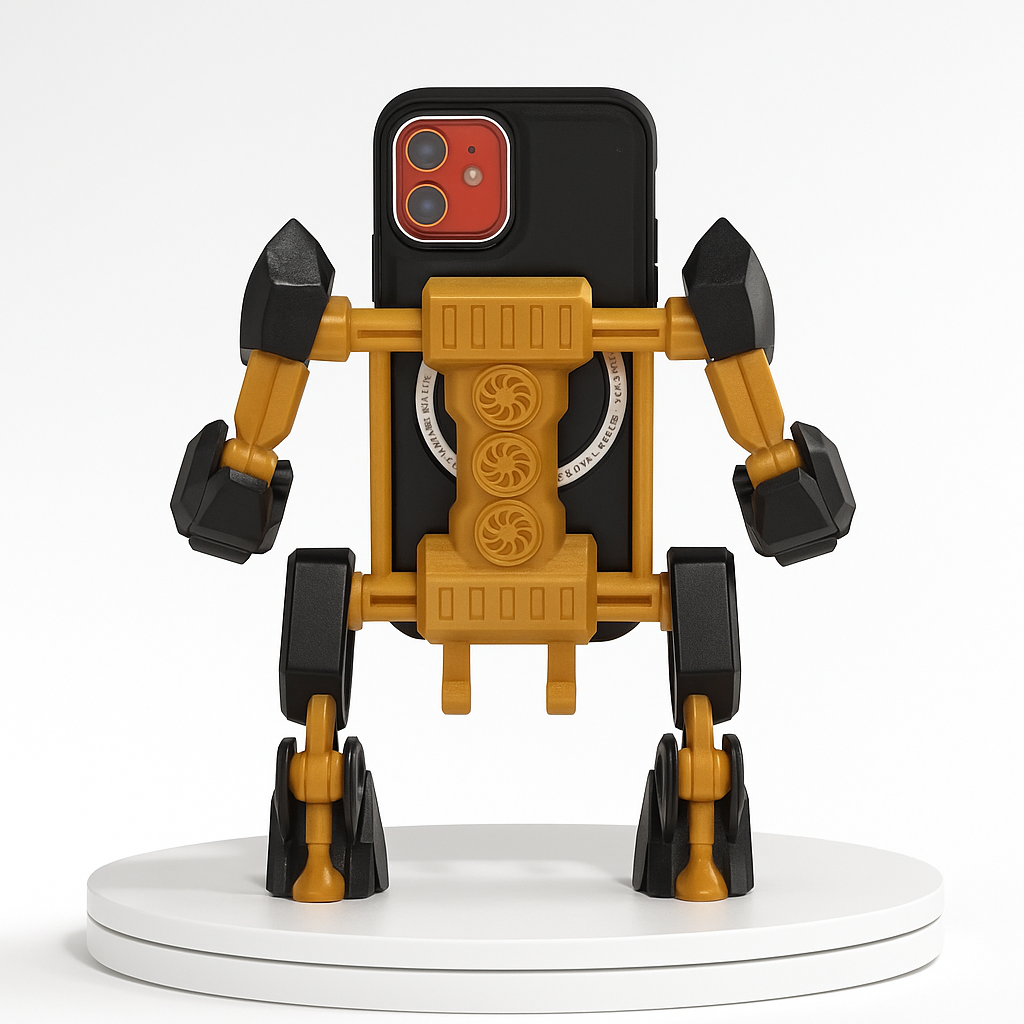 RoboDock™ – Transforming Robot Phone Stand