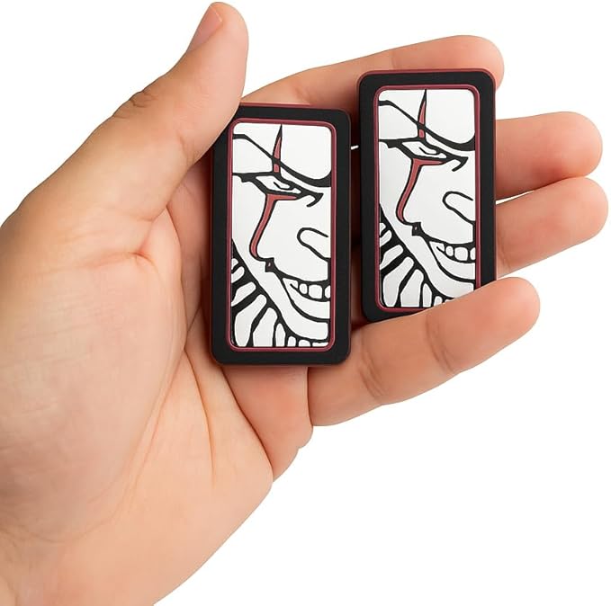 DazzlerCraft RedLine Slider 16X, Magnetic Fidget Slider, Black and Red, Plastic Construction, 16 Ultra-Strong Magnets, Indoor Focus Tool, Adult Collectible, Anime Theme