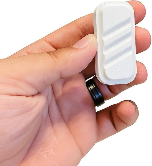 DesertGlide 20X Magnetic Fidget Slider, Gold Metallic, Portable Stress Relief Toy