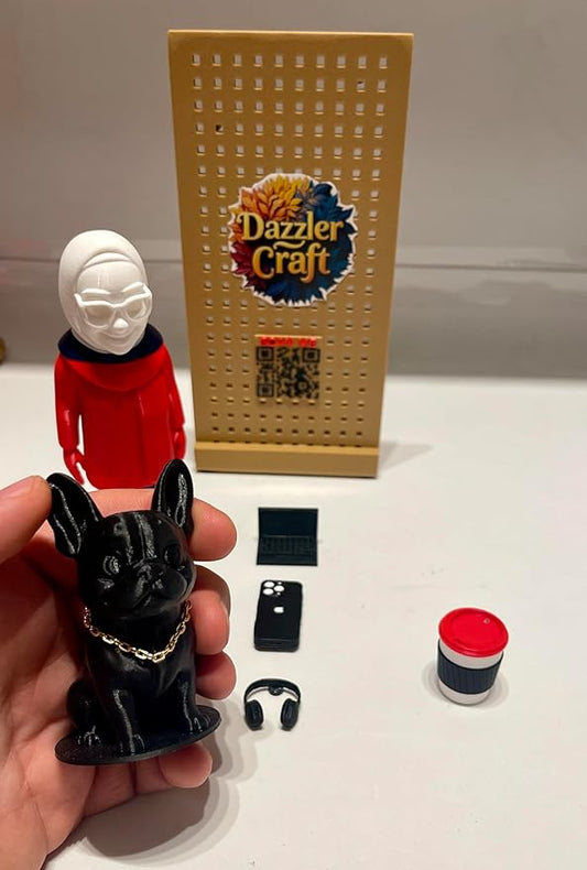 Ms.Tech Dazzler™ – Personalized Desk Totem for True Enthusiasts