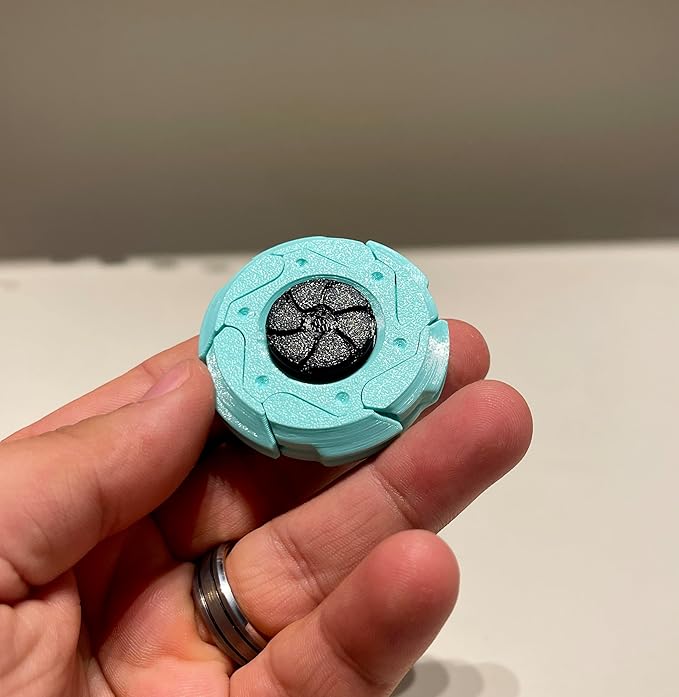Kraken Claw 12-Magnet Spin Reactor Fidget Spinner, Turquoise, Transforming Design