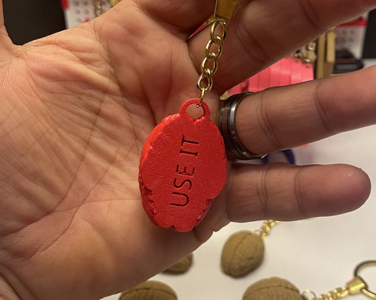 Dazzler Craft Brain Keychain - USE IT