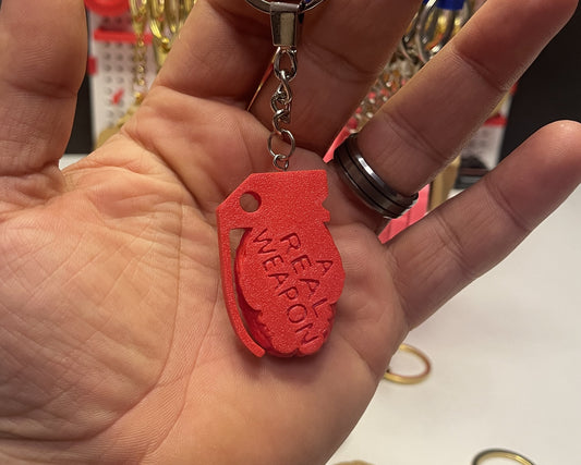 Dazzler Craft Brain Keychain - A Real Weapon