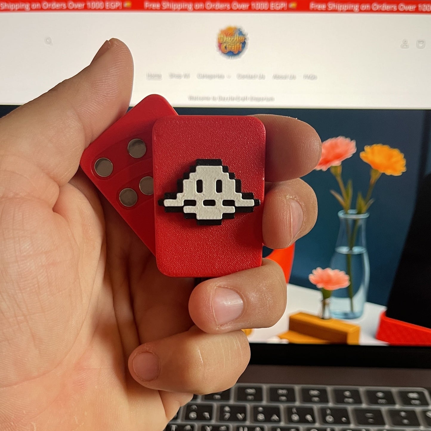 PixelPikaSlide™ 22X – Magnetic Fidget Slider (Retro Volt Edition)
