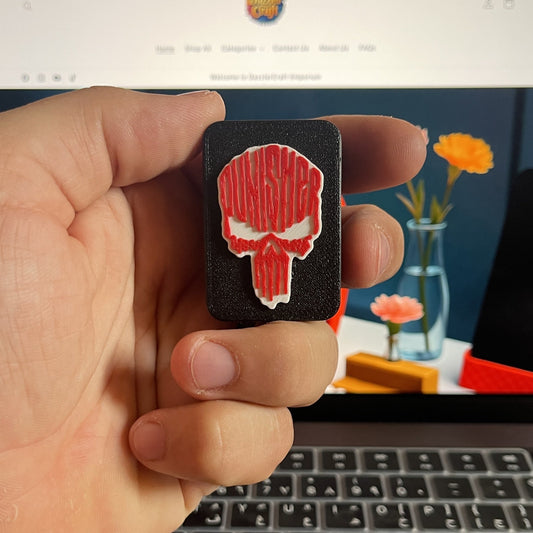 PunishSlide™ 22X – Magnetic Fidget Slider (Red Skull Edition)