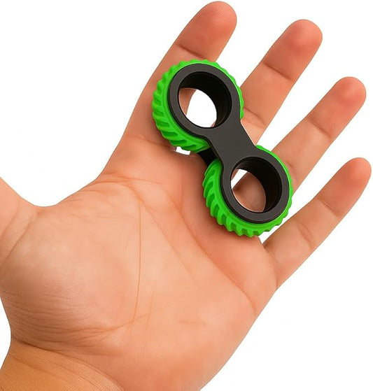 GearGrind™ Turbo Duo Spinner – Fidget Toy with Textured Grip