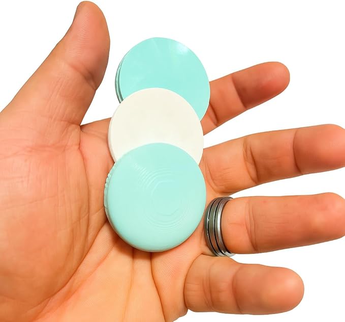 Magnoon™ 21X Magnetic Fidget Slider – Mint & White Stress Relief Toy