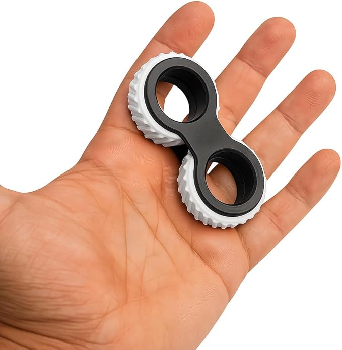 GearGrind™ Turbo Duo Spinner – Fidget Toy with Textured Grip