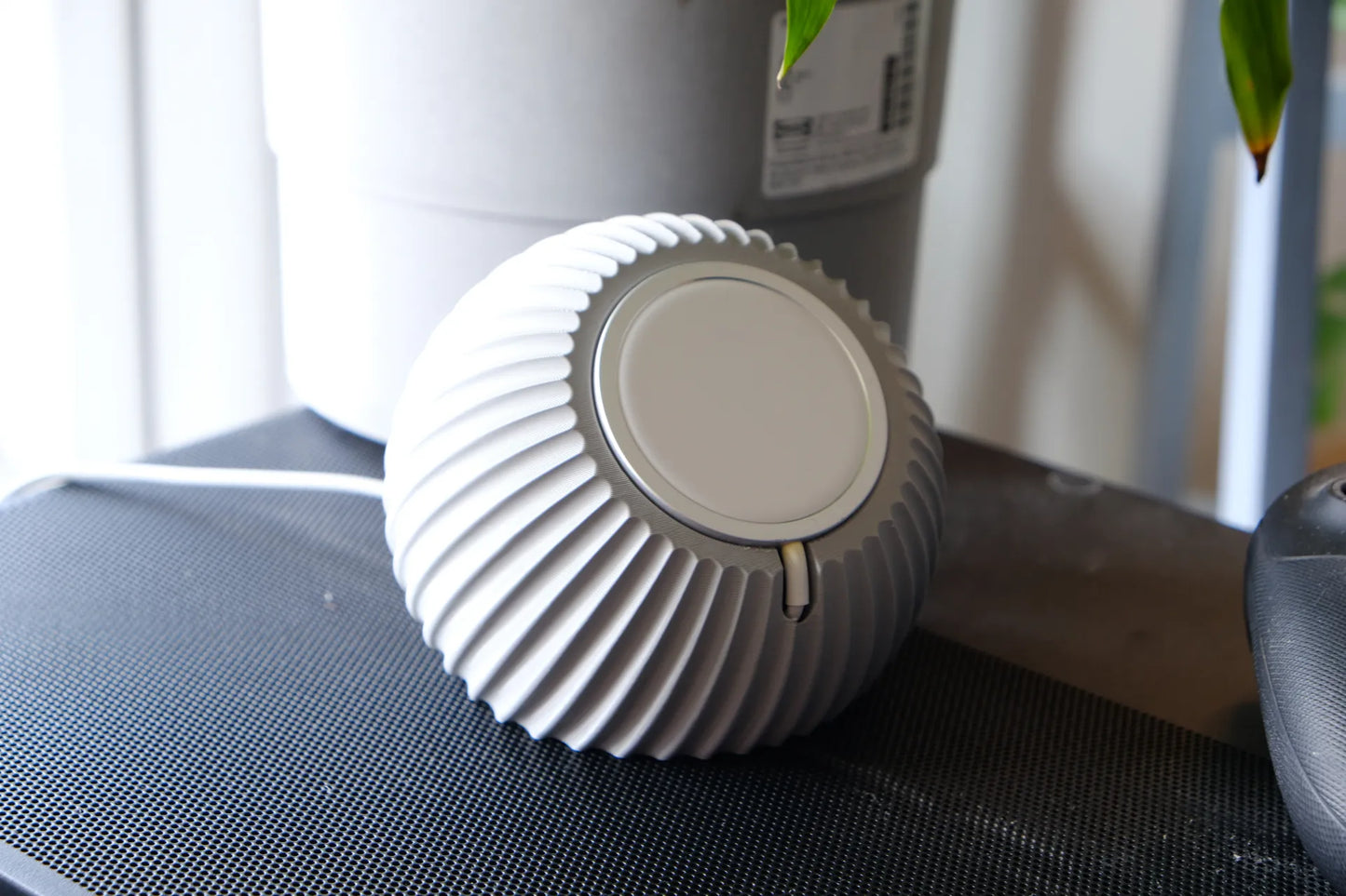 DazzlerCraft OrbitDock™ – MagSafe Phone Stand with Sculpted Shell Base
