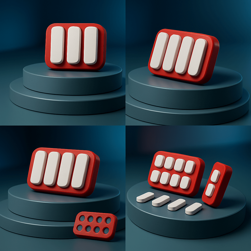 MagnaPad™ 16 – Magnetic Tactile Fidget Block
