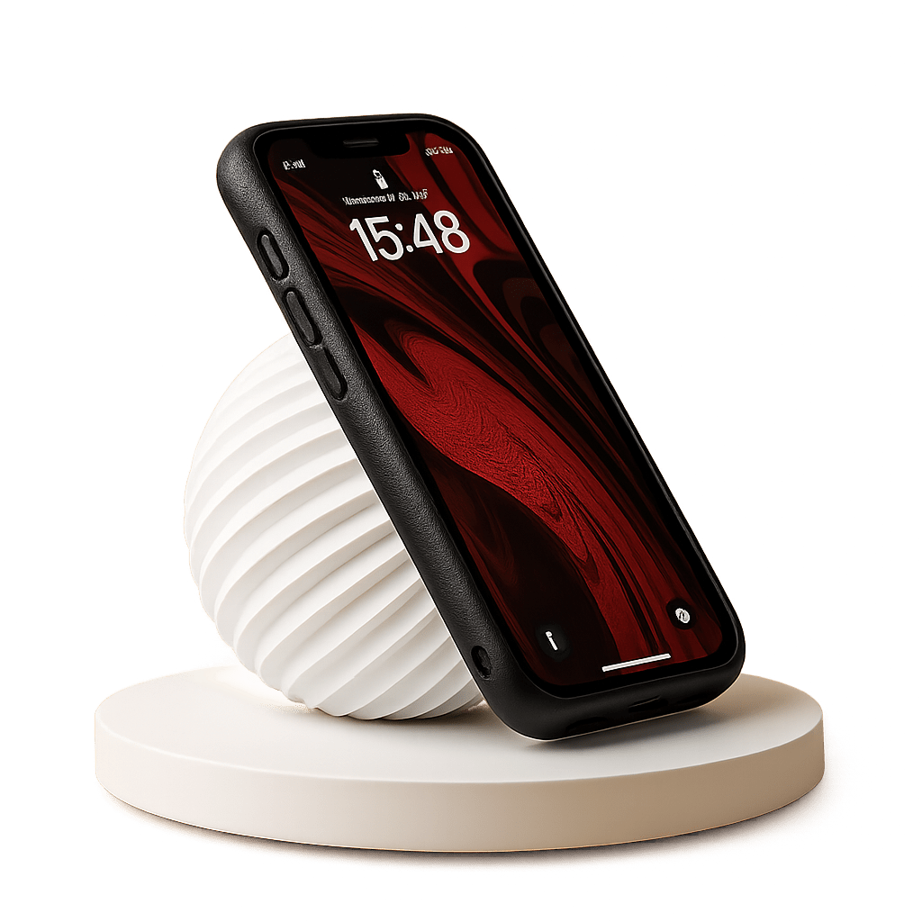 DazzlerCraft OrbitDock™ – MagSafe Phone Stand with Sculpted Shell Base