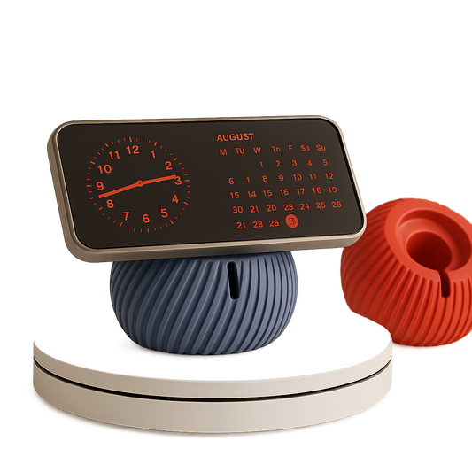 DazzlerCraft OrbitDock™ – MagSafe Phone Stand with Sculpted Shell Base
