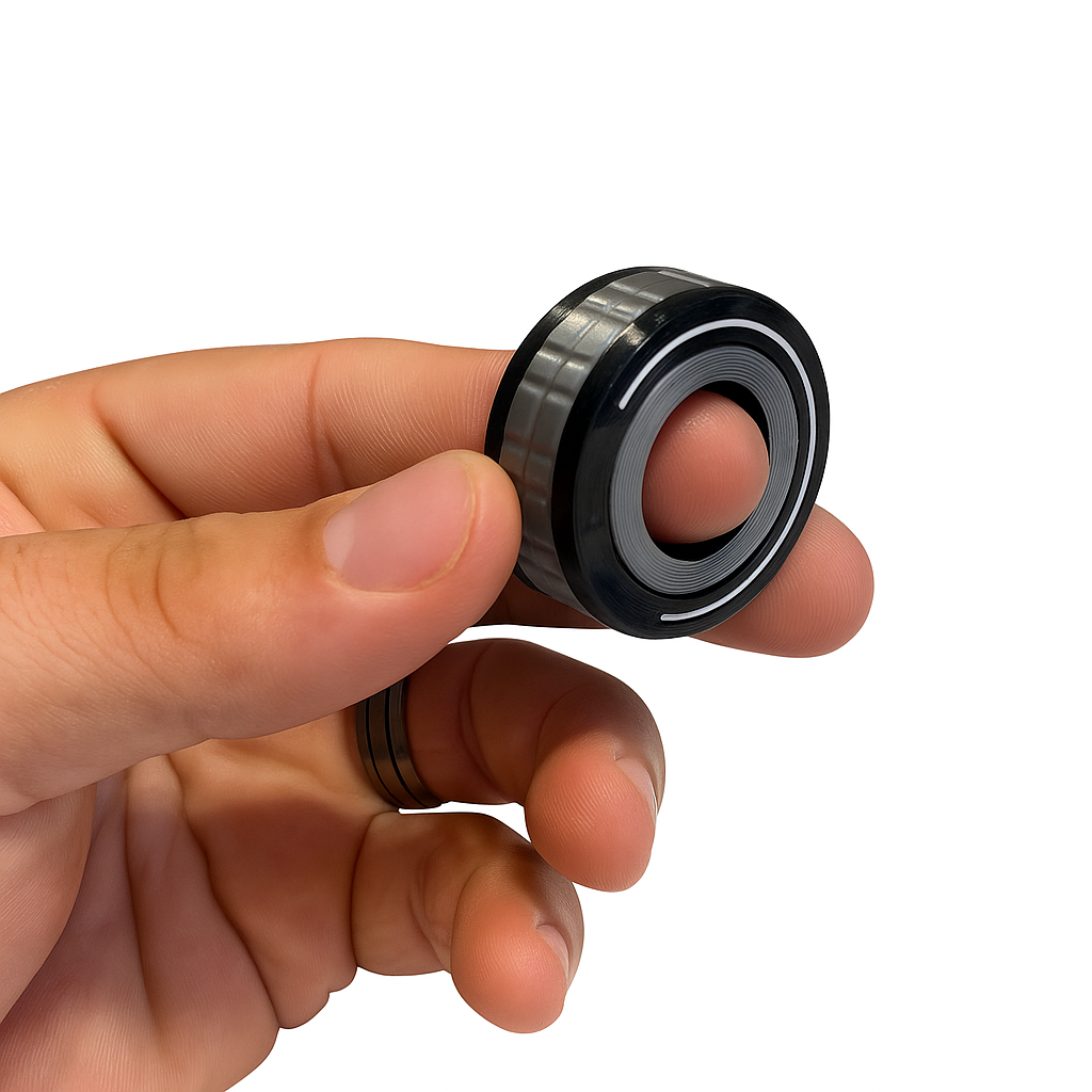MagnoClick 16™ Magnetic Ring Spinner – Slow-Click Fidget Ring with 16 Powerful Magnets & Precision Bearing for Focus, Calm & Stress Relief