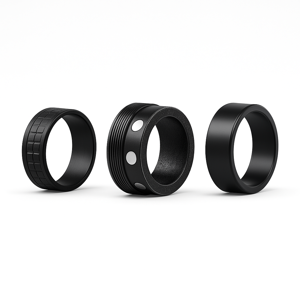 MagnoClick 16™ Magnetic Ring Spinner – Slow-Click Fidget Ring with 16 Powerful Magnets & Precision Bearing for Focus, Calm & Stress Relief