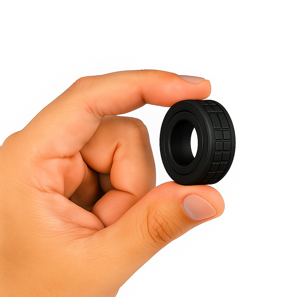 MagnoClick 16™ Magnetic Ring Spinner – Slow-Click Fidget Ring with 16 Powerful Magnets & Precision Bearing for Focus, Calm & Stress Relief