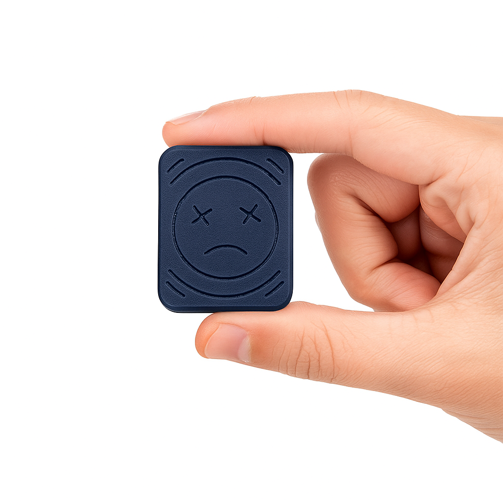 MagSad Slider Fidget – 24-Magnet Precision Slider Toy with Imposed Sad Face Design