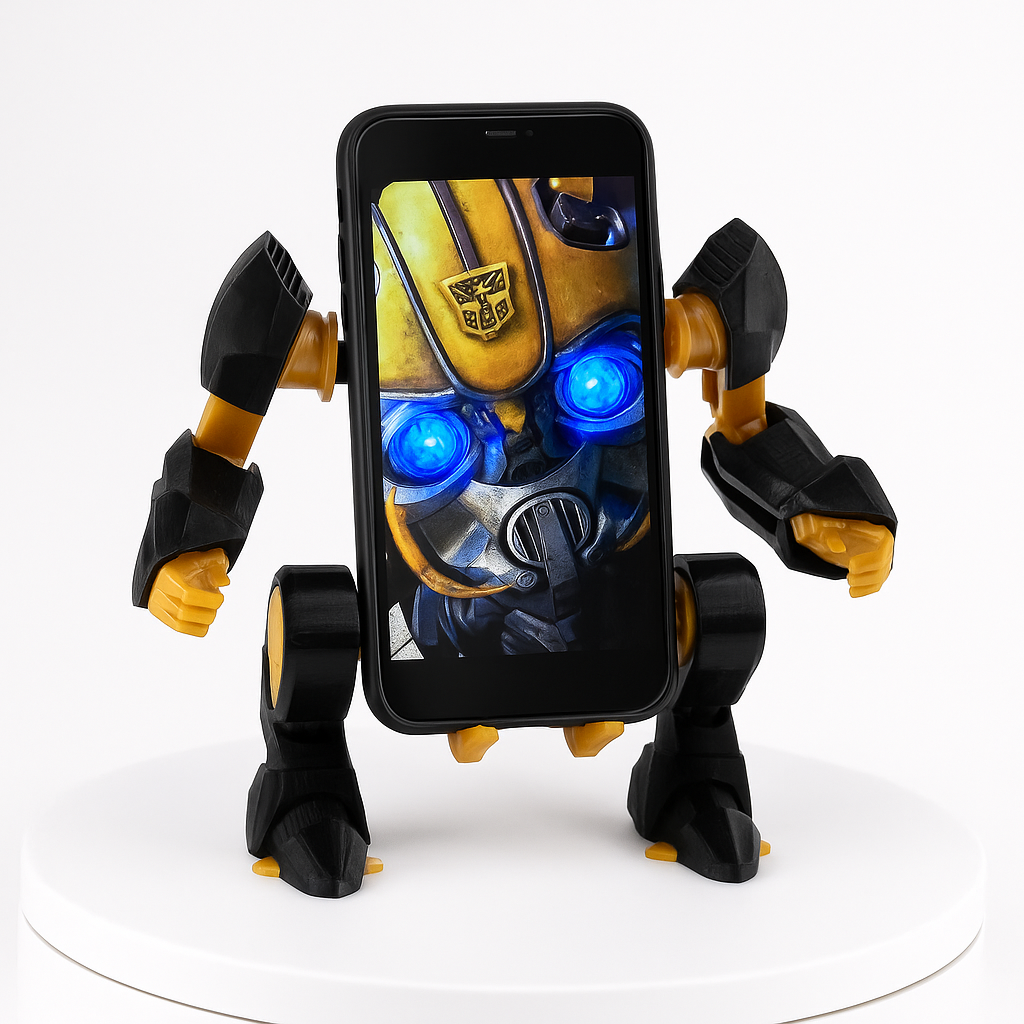 RoboDock™ – Transforming Robot Phone Stand