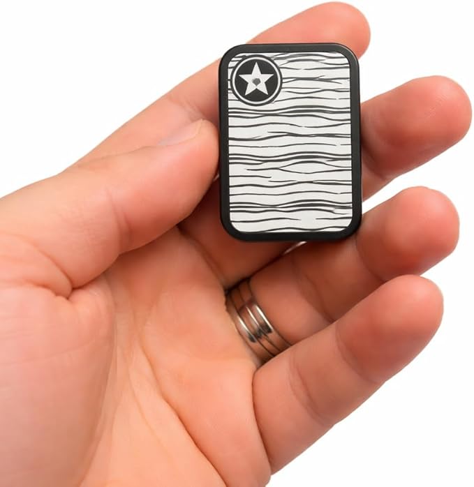 X24 Magnetic EDC Slider – Wood Grain Design with Star Detail