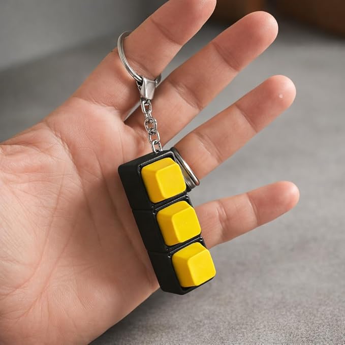 CLICKPACK Mechanical Fidget Clicker Keychain Set – 9 Style EDC Bundle