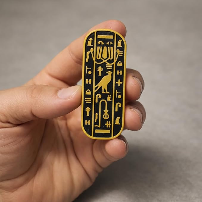 PharaGlide 24X Magnetic Cartouche Slider, 24 Magnet Precision Fidget, EDC Stress Relief for Adults