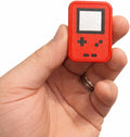 Retro Style Magnetic Slider X24, 24 Magnet EDC Pocket Focus and Stress Relief Tool for Adults, Red Handheld Game Console Design