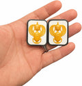 ScarabSlide 12X Magnetic Fidget Slider with 12 Strong Magnets, Smooth Dual-Plate Motion, Premium Stress Relief EDC Toy for Adults, Gold Scarab Design