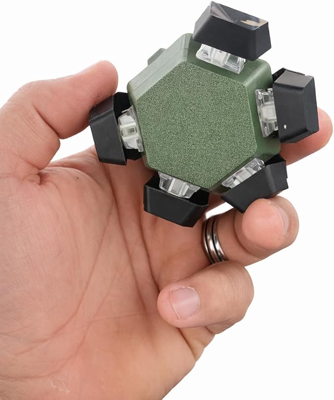 ClickForge 10X Mechanical Clicker Fidget – 10 Tactile Switches for Stress Relief & Focus (ClickForge 10X Mechanical Clicker Fidget – 10 Tactile Switches for Stress Relief & Focus)