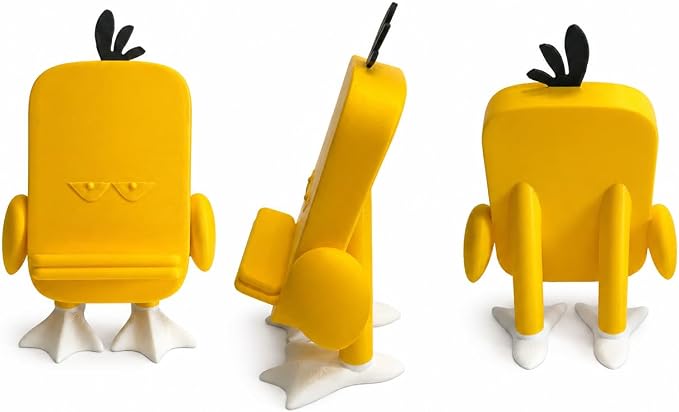 QuackDock™ Duck Phone Stand with 2 Mini Phone Ducks