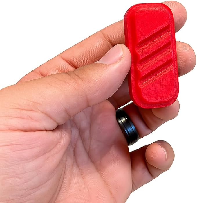 DesertGlide 20X Magnetic Fidget Slider, Gold Metallic, Portable Stress Relief Toy