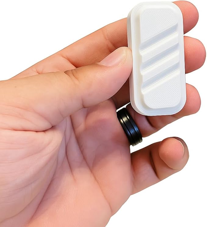 DesertGlide 20X Magnetic Fidget Slider, Gold Metallic, Portable Stress Relief Toy