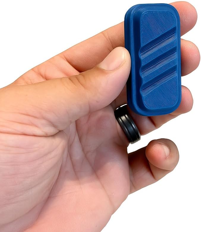 DesertGlide 20X Magnetic Fidget Slider, Gold Metallic, Portable Stress Relief Toy