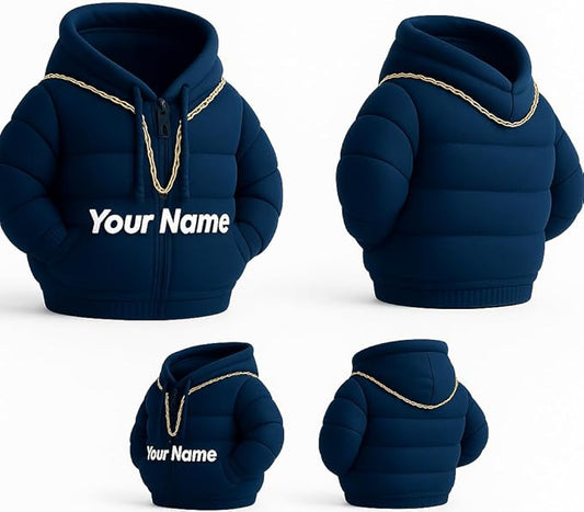 HoodieMate Desktop Pencil Holder – Puffer Jacket Design