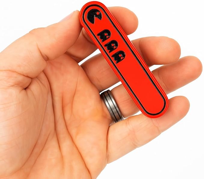 Red Phantom Slider, 28-Magnet Precision Fidget Toy with Ultra-Smooth Glide