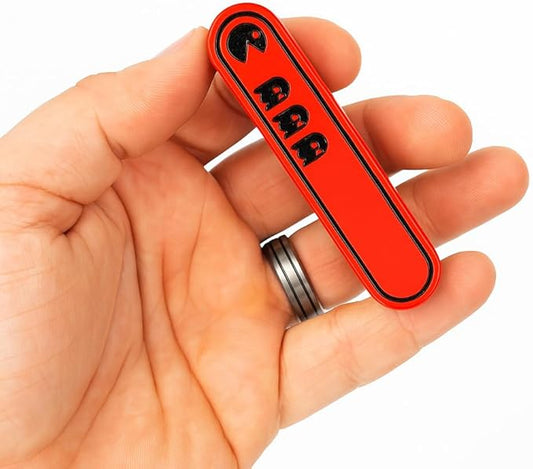 Red Phantom Slider, 28-Magnet Precision Fidget Toy with Ultra-Smooth Glide