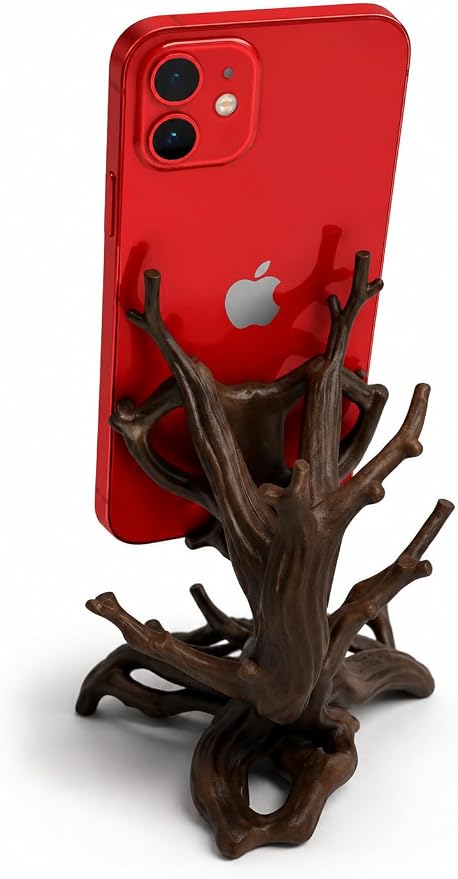 TreeDock™ Wooden Tree Phone Stand for iPhone & Android
