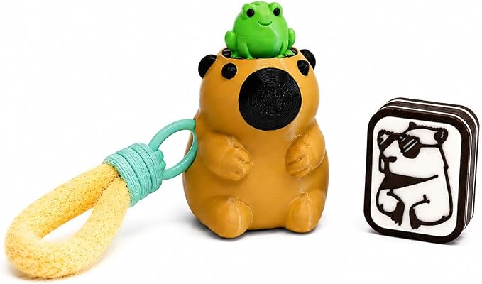 Mr.Fidgey CapyVerse™ Complete Collection 5 Capybara Clicker Keychains