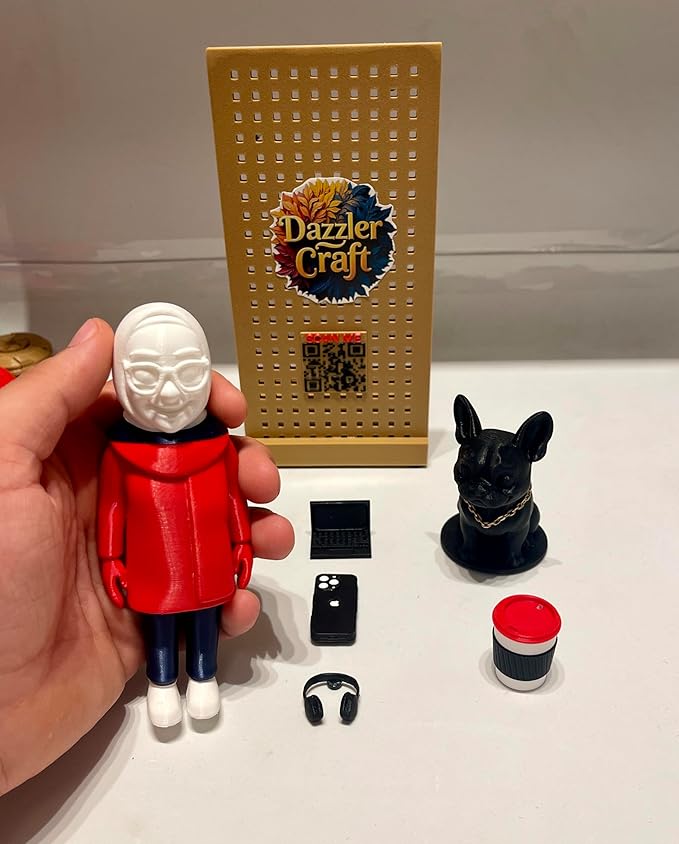 Ms.Tech Dazzler™ – Personalized Desk Totem for True Enthusiasts