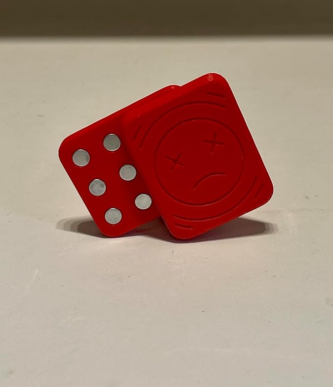 MagSad Slider Fidget – 24-Magnet Precision Slider Toy with Imposed Sad Face Design