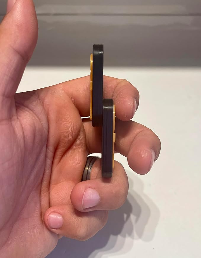 PharaohShift Dual Power Slider, Magnetic Fidget Toy with AnkhSlide and HorusGlide, 12X Magnetic Force