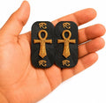 Ankh Key Magnetic Fidget Slider with Eye of Horus Design, 40 Strong Magnets, Premium Haptic Toy for Adults