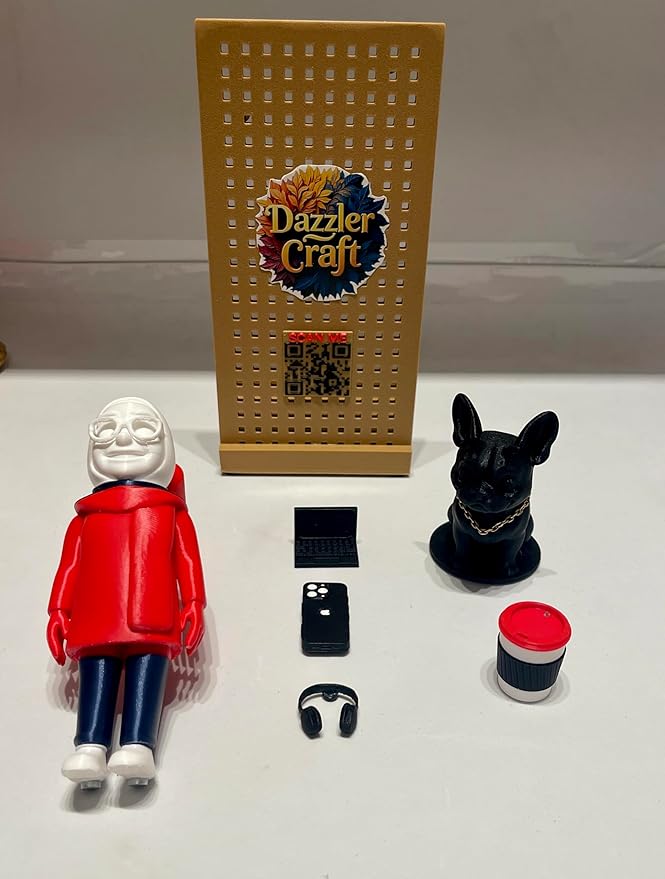 Ms.Tech Dazzler™ – Personalized Desk Totem for True Enthusiasts