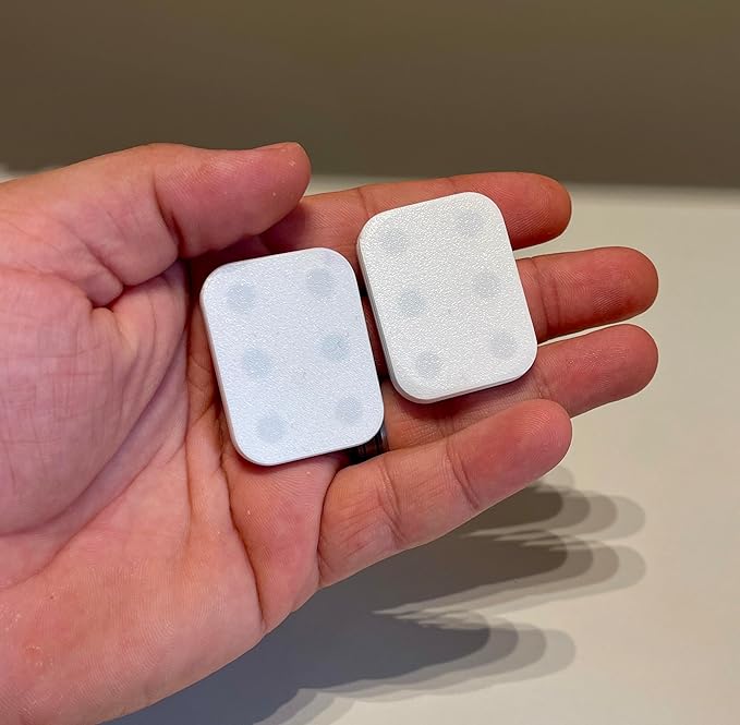 Magnetic Fidget Slider Toy, Playing Card Heart Design, White Pocket-Size Stress Relief Gadget