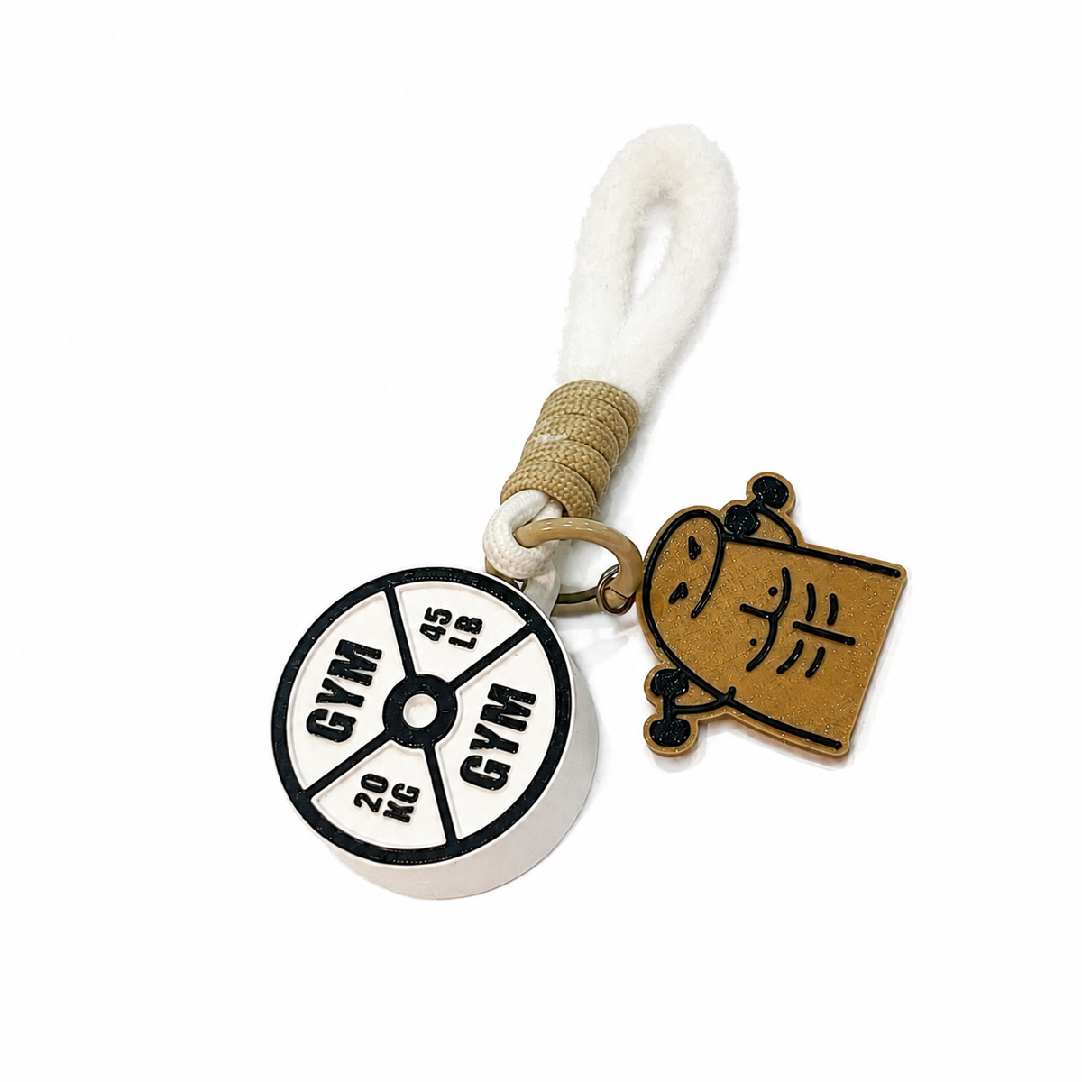 GymVault™ — Openable Gym Plate Keychain