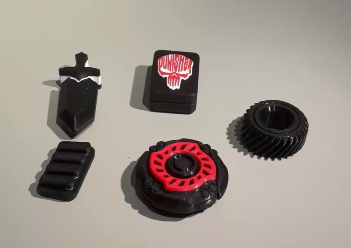 Tactile Titans: Fidget Armor Series