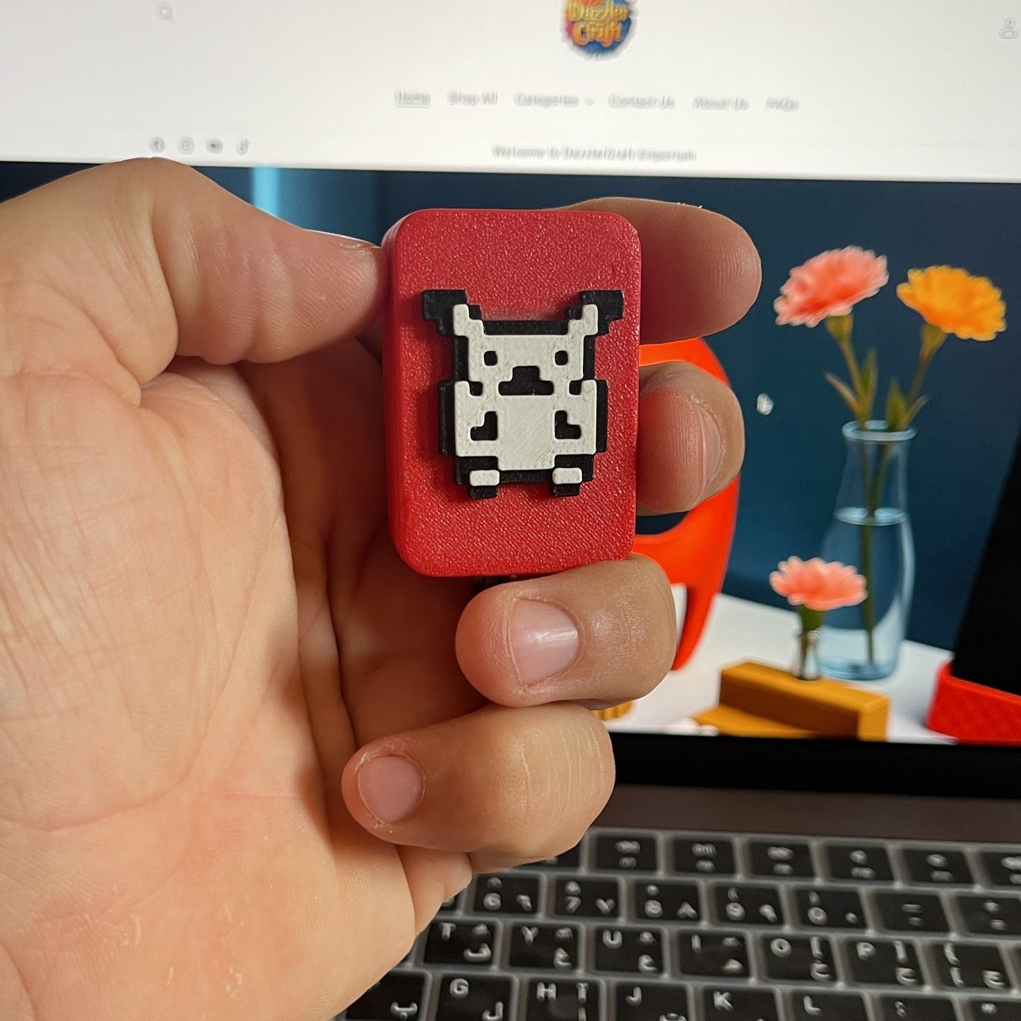 PixelPikaSlide™ 22X – Magnetic Fidget Slider (Retro Volt Edition)