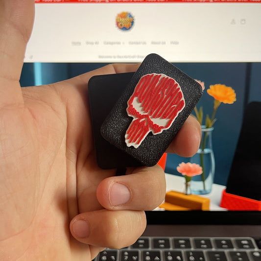 PunishSlide™ 22X – Magnetic Fidget Slider (Red Skull Edition)