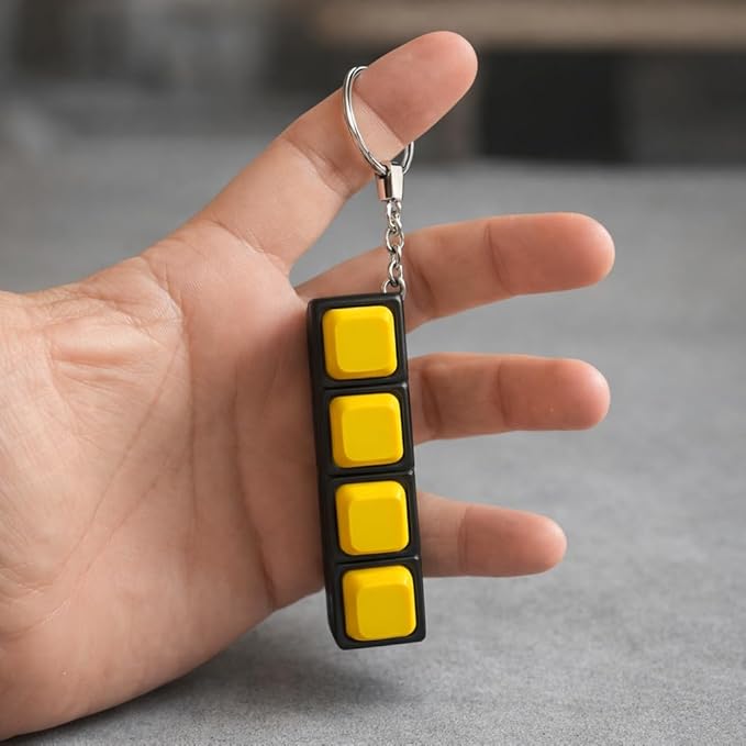 CLICKPACK Mechanical Fidget Clicker Keychain Set – 9 Style EDC Bundle