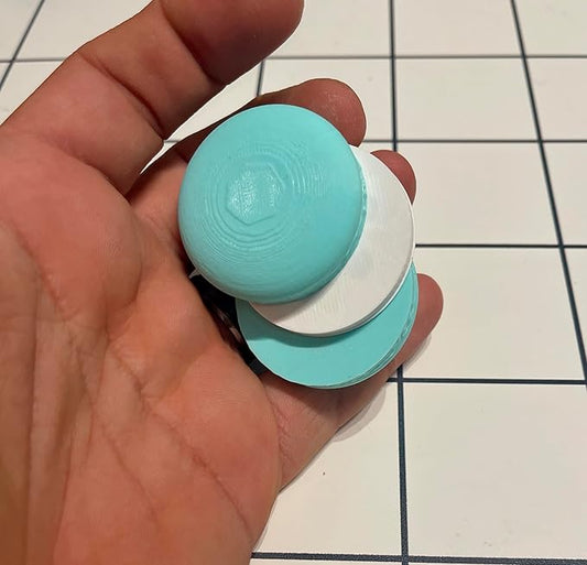 Magnoon™ 21X Magnetic Fidget Slider – Mint & White Stress Relief Toy