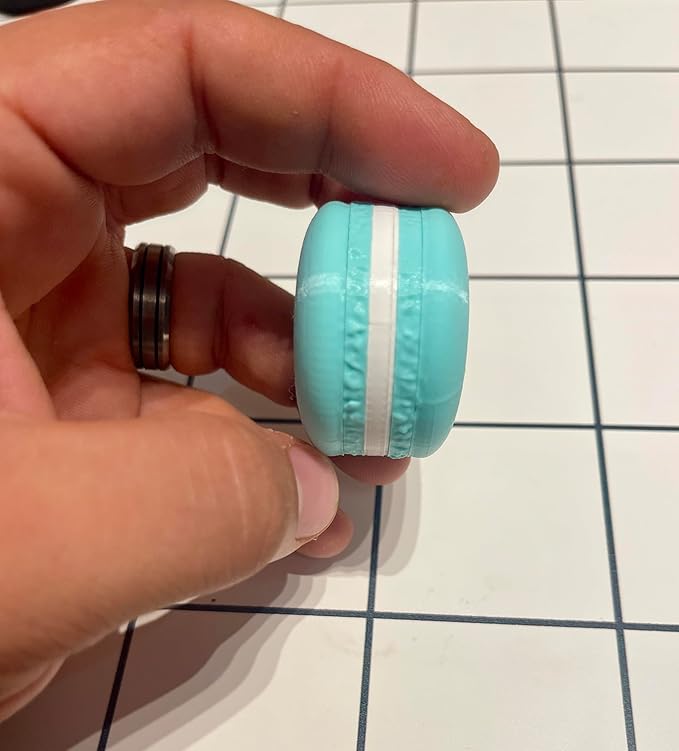 Magnoon™ 21X Magnetic Fidget Slider – Mint & White Stress Relief Toy